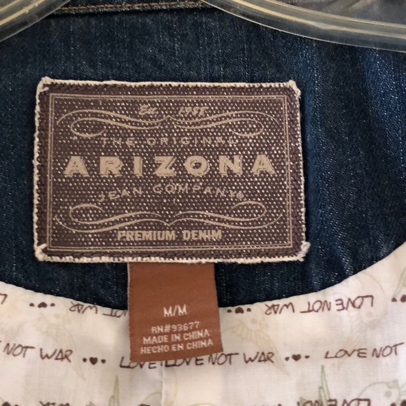 Arizona Lightly Distressed Lined Denim Jacket - Picture 3 of 6